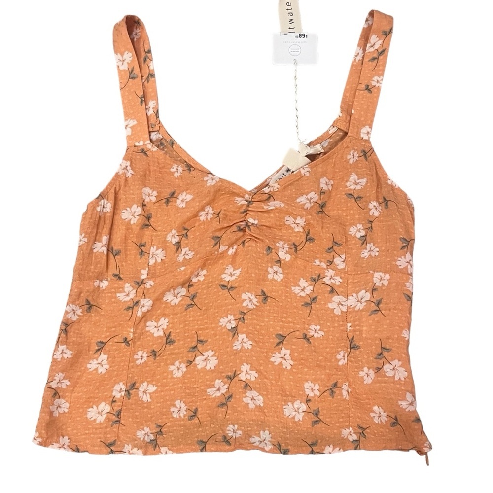NWT Saltwater Luxe Floral Slim Tank Size XS